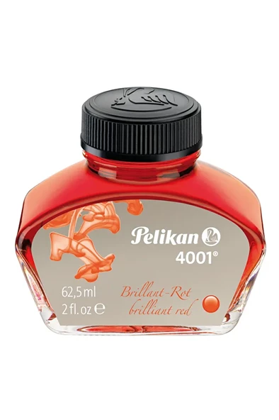 Pelikan Mürekkep Kırmızı-Brilliant Red- parlak kırmızı 62.5 Ml 4001 ürün görseli