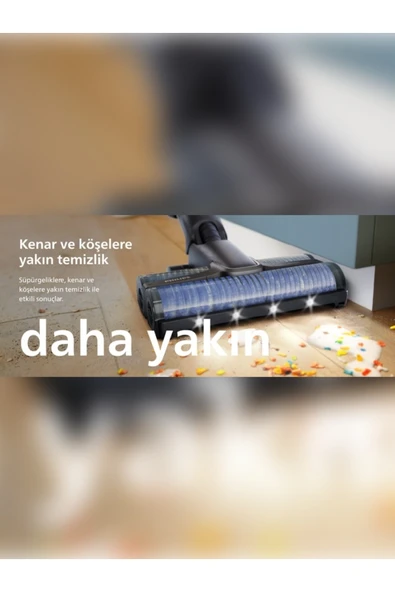 Philips Turbolu Premium Aqua Trio Özel Seri otomatik kendini temizleme Islak Ve Kuru Dikey Süpürge Xw9463/11 - 5