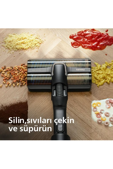 Philips Turbolu Premium Aqua Trio Özel Seri otomatik kendini temizleme Islak Ve Kuru Dikey Süpürge Xw9463/11 - 8