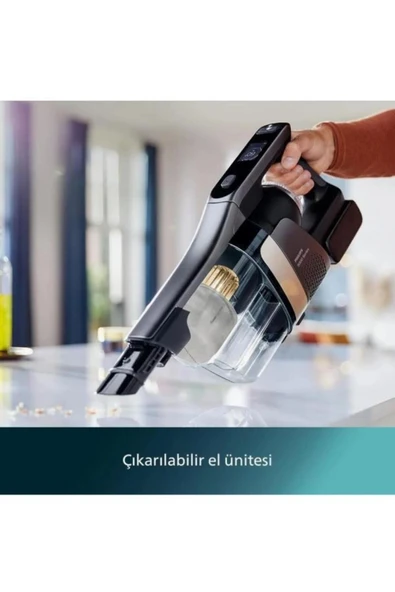 Philips AQUA TRİO YENİ 3'ü 1 Arada (Islak, Kuru ve Moplu) Hibrit Güç Motorlu Ultra Premium Dik Süpürge - 5