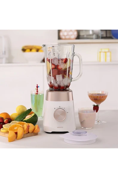 Karaca Smoothie Blender, Paslanmaz Çelik Bıçaklar, 1,5 Lt Cam Sürahi Haznesi, Buz Kırma Özelliği - 2