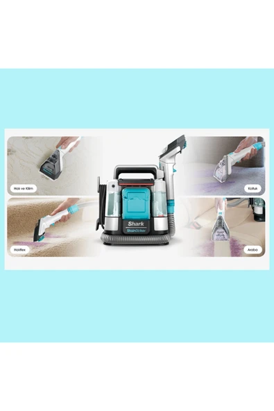 Shark Taşınabilir Halı ve Koltuk Temizleme Makinesi - Resim 6