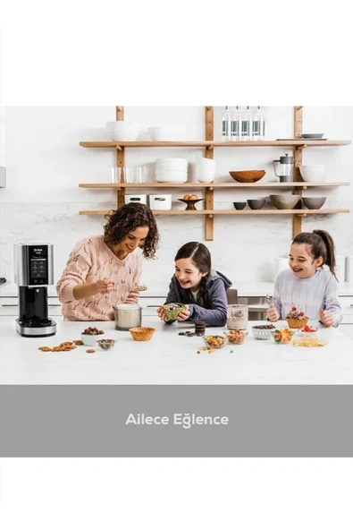 NINJA Ice Cream Maker - 7 si 1 arada DONDURMA MAKİNESİ Milkshake , Sorbe, Smoothie Kasesi - 7