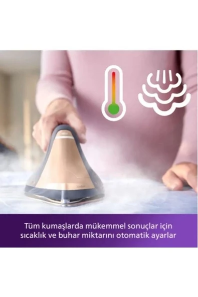 Philips Kendi Isısını Ayarlayan PerfectCare 9000 Serisi, Kameralı Taban - Resim 2