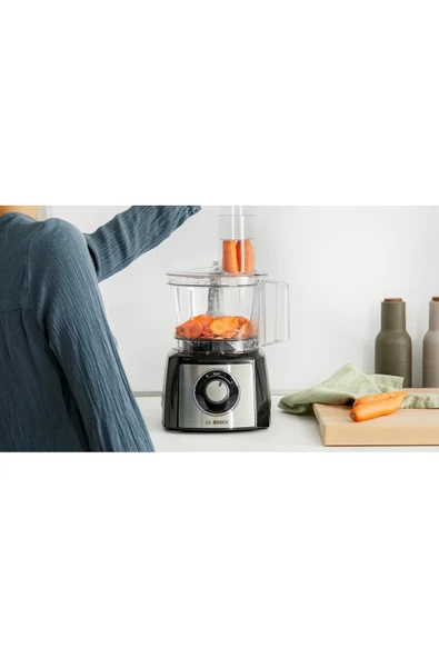 Bosch Çok Yönlü Mutfak Makinesi 50+ Fonksiyonlu | 2,3 lt Kapasite | Paslanmaz Çelik 800 W - 6