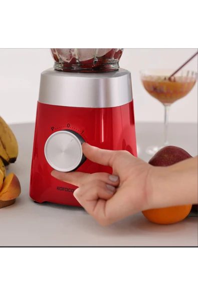 Karaca Paslanmaz Çelik Bıçaklar, Buz Kırma Özellikli, 1,5 Lt CAM Sürahili Smoothie Blender - 3