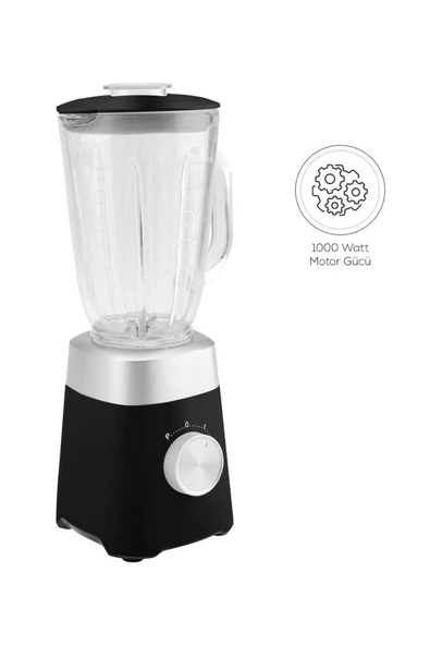 Karaca Buz Kırıcı 1,5 Lt CAM Sürahi Hazneli Pulse Özellikli Smoothie Blender 1000w - 5