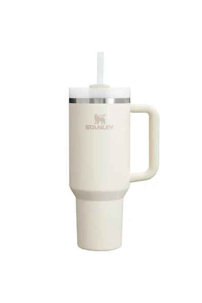 Stanley The Quencher Flowstate Tumbler | 40 Oz (1,18 LT) Pipetli Krem Termos