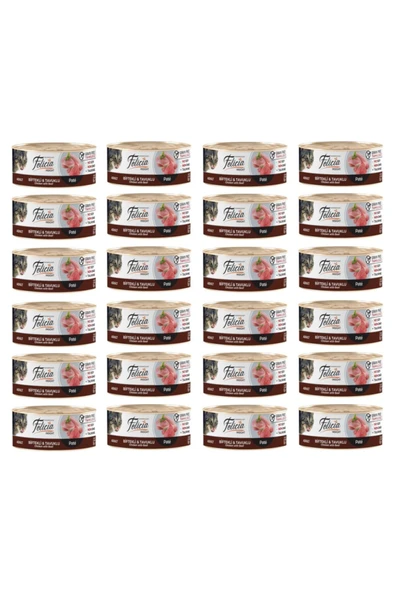 Pate Biftekli&tavuklu Kıyılmış Kedi Konservesi 85 Gr X 24 Adet ürün görseli 1