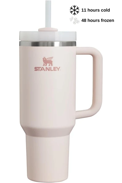 Stanley The Flowstate Quencher H2.0 Vakumlu ve Yalıtımlı, Pipetli ve Kapaklı Termos Bardak 1.18 Lt