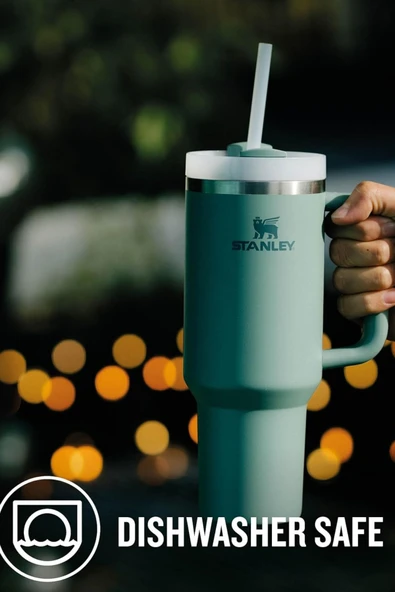 Stanley The Flowstate Quencher H2.0 Vakumlu ve Yalıtımlı, Pipetli ve Kapaklı Termos Bardak 1.18 Lt - 7