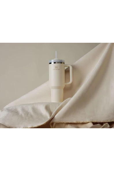 Stanley The Quencher H2.O FlowState Paslanmaz Çelik Vakum Yalıtımlı Bardak 40 oz 1,18 Lt Cream 2.0 - 4