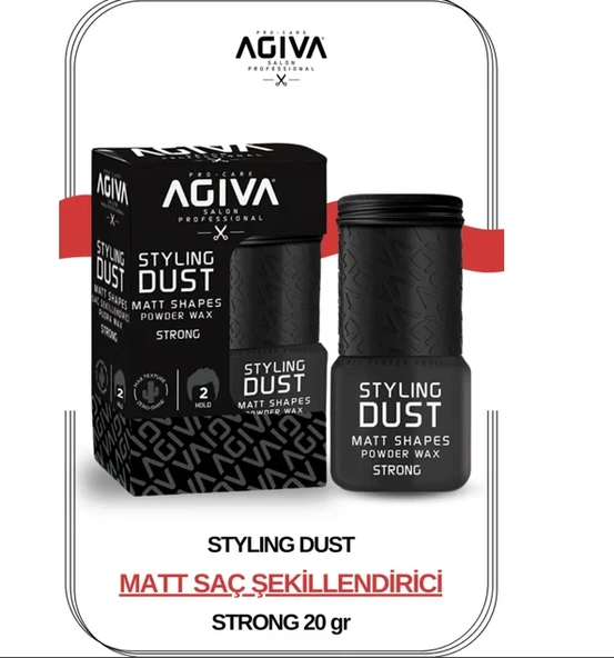 Agiva Saç Şekillendirici Pudra 20 gr  Mat Etki, Hacim Artırıcı ve Sert Tutuş, Yağlanma Önleyici Günlük Kullanım ürün görseli