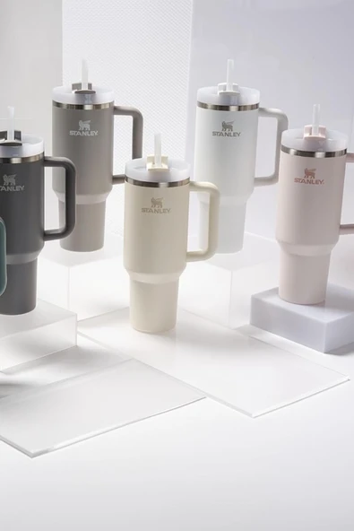 Stanley The Flowstate Quencher H2.0 Vakumlu ve Yalıtımlı, Pipetli ve Kapaklı Termos Bardak 1.18 Lt - 6