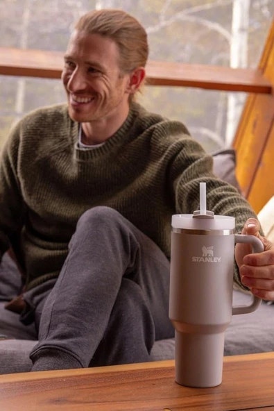 Stanley The Flowstate Quencher H2.0 Vakumlu ve Yalıtımlı, Pipetli ve Kapaklı Termos Bardak 1.18 Lt - 7