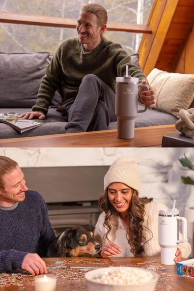 Stanley The Flowstate Quencher H2.0 Vakumlu ve Yalıtımlı, Pipetli ve Kapaklı Termos Bardak 1.18 Lt - 8