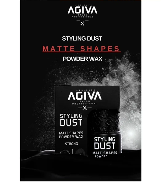 Agiva Saç Şekillendirici Pudra 20 gr  Mat Etki, Hacim Artırıcı ve Sert Tutuş, Yağlanma Önleyici Günlük Kullanım - Resim 3