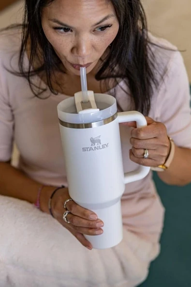 Stanley The Flowstate Quencher H2.0 Vakumlu ve Yalıtımlı, Pipetli ve Kapaklı Termos Bardak 1.18 Lt - 6