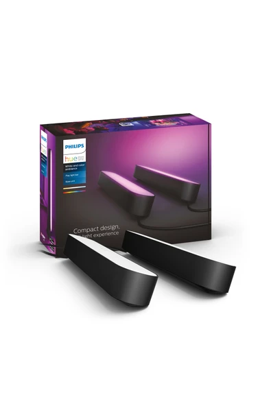 Philips Hue Play 2'li Ekopaket - Siyah - 1
