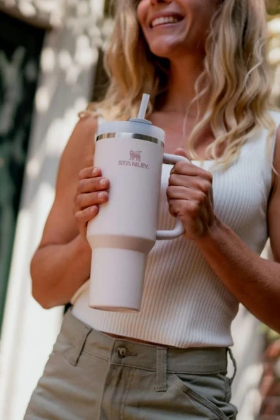 Stanley The Flowstate Quencher H2.0 Vakumlu ve Yalıtımlı, Pipetli ve Kapaklı Termos Bardak 1.18 Lt - 8