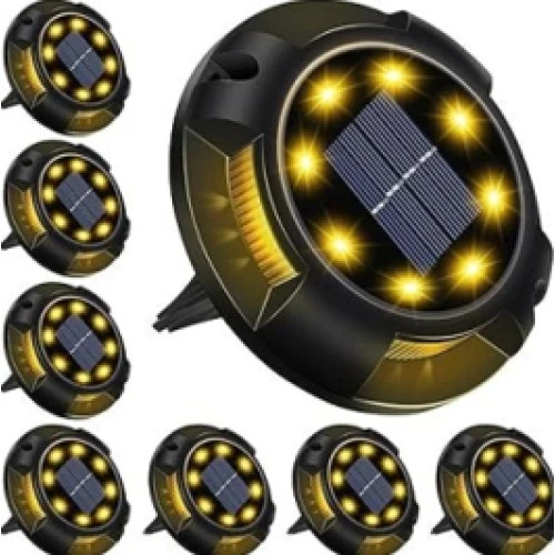 Solar Güneş Panelli LED Bahçe Ledi (8 li Set)