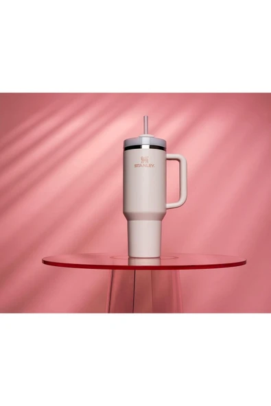 Stanley Quencher H2.0 FlowState Paslanmaz Çelik Vakum Yalıtımlı Bardak 40 oz 1,18 Lt Rose Quartz 2.0 - 4