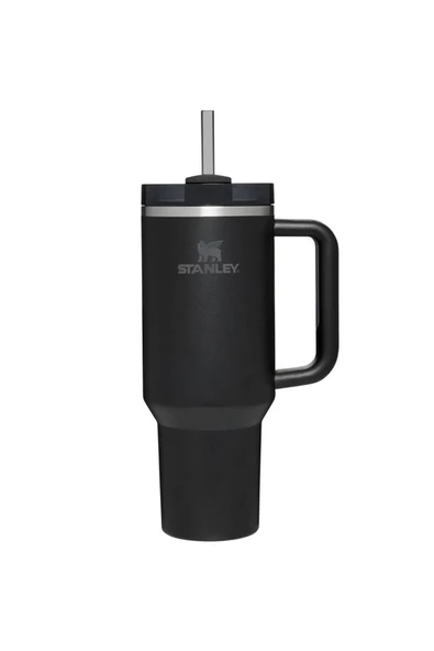 Stanley 10-11673-007 Quencher 1.18 Litre Pipetli Çelik Termos - Siyah