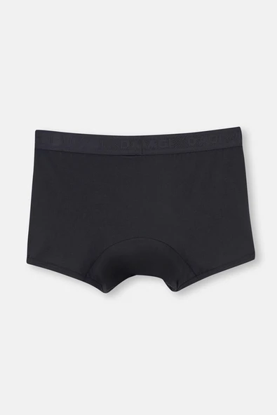 Siyah Basic Micro Modal 3'lü Boxer-4210 - 3