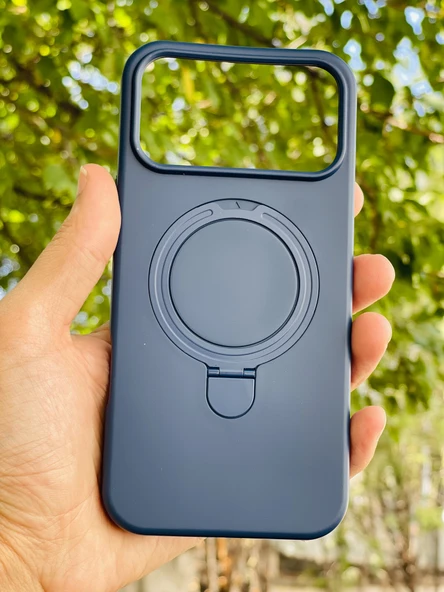 Zipax Apple iPhone 17 Pro Max Kılıf MgSafe Özellikli Standlı Pastel Renkler Azn-Reggal ürün görseli 1