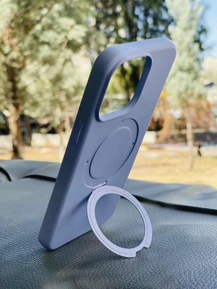 Zipax Apple iPhone 29 Kılıf MgSafe Özellikli Standlı Pastel Renkler Azn-Reggal - Resim 4