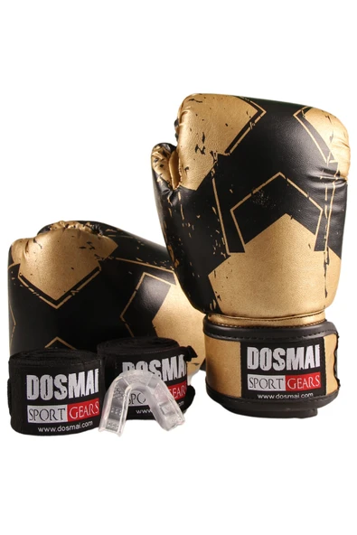 DO-SMAI Lykia Boks Eldiveni Boks Dişlik Boks Bandaj Seti - Resim 5