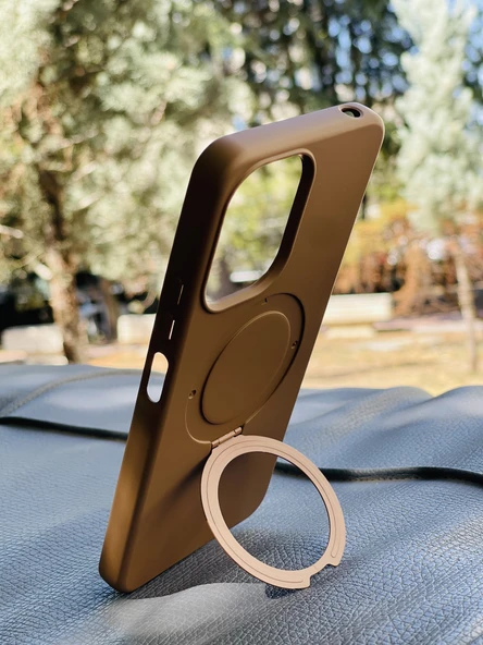 Zipax Xiaomi Redmi 13C Kılıf MgSafe Özellikli Standlı Pastel Renkler Azn-Reggal - Resim 4