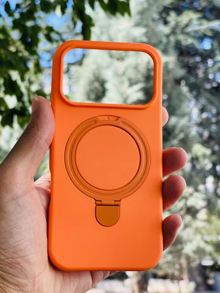 Zipax Apple iPhone 17 Pro Kılıf MgSafe Özellikli Standlı Pastel Renkler Azn-Reggal ürün görseli 1