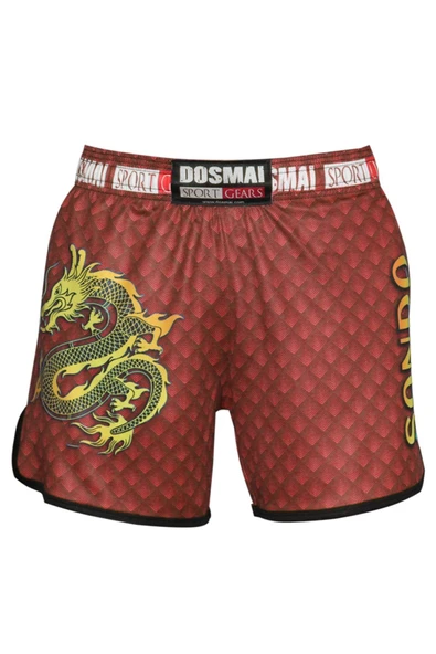 DO-SMAI Dijital Baskılı Sanda Ejder Fitness Boks Muay Thai Antrenman Şortu Spor Şort Vss260