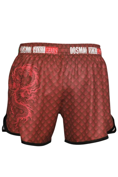 DO-SMAI Dijital Baskılı Sanda Ejder Fitness Boks Muay Thai Antrenman Şortu Spor Şort Vss260 - 2