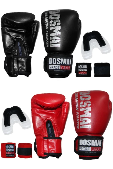 DO-SMAI Couple Çift Boks Eldiveni Boks Dişlik Boks Bandaj Seti Çift Paketi ürün görseli