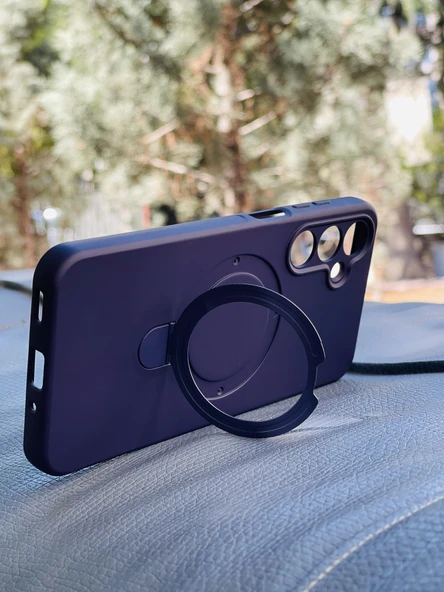 Zipax Samsung Galaxy A35 5G Kılıf MgSafe Özellikli Standlı Pastel Renkler Azn-Reggal - Resim 3