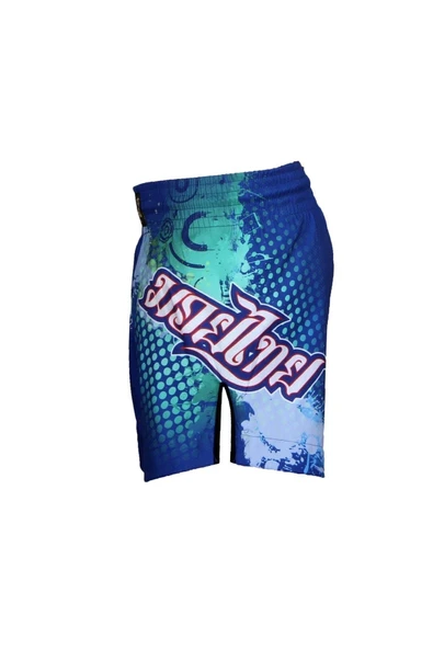 DO-SMAI Dijital Baskılı Fitness Boks Muay Thai Antrenman Şortu Spor Şort Mts211 - 4