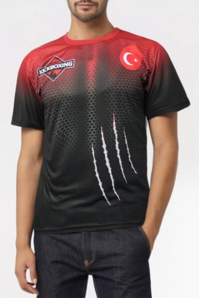 DO-SMAI Panther Power Dijital Baskılı Fitness Boks Muay Thai Antrenman Tişörtü Spor T-shirt Pst007 - 1