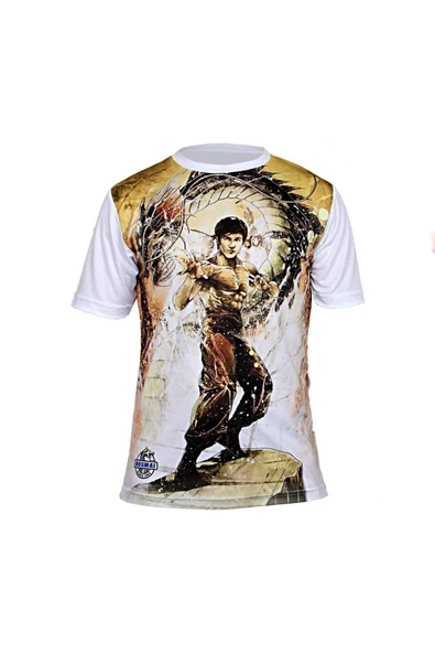 DO-SMAI Dijital Baskılı Bruce Lee Fitness Boks Muay Thai Antrenman Tişörtü Spor T-shirt Sbt136 ürün görseli