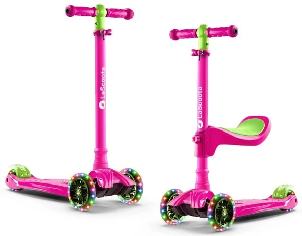LaScoota Çocuklar için 2'si 1 Arada Ayarlanabilir Scooter - 9