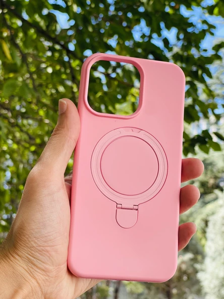 Zipax Apple iPhone 15 Plus Kılıf MgSafe Özellikli Standlı Pastel Renkler Azn-Reggal ürün görseli 1