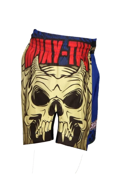 DO-SMAI Dijital Baskılı Strong Kick Boks Fitness Boks Muay Thai Antrenman Şortu Spor Şort Mts212 - Resim 3