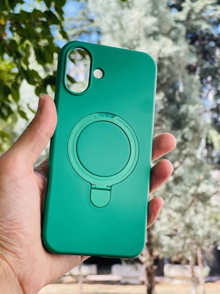 Zipax Apple iPhone 16 Plus Kılıf MgSafe Özellikli Standlı Pastel Renkler Azn-Reggal ürün görseli 1