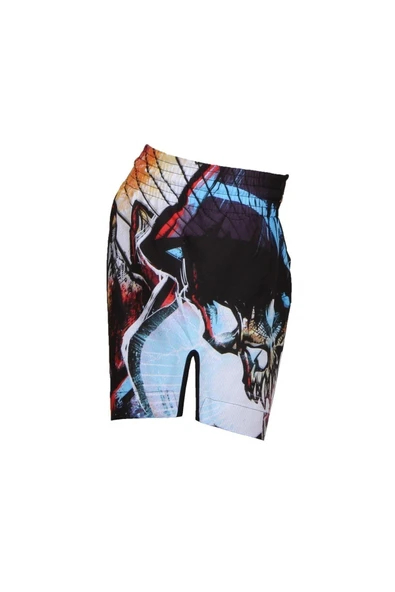 DO-SMAI Dijital Baskılı Fighter Fitness Boks Muay Thai Antrenman Şortu Spor Şort Spor Şort Fgs234 - 3