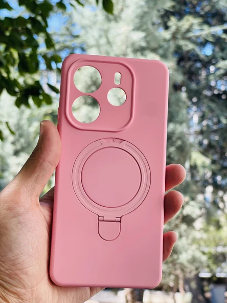 Zipax Xiaomi Redmi Note 14 4G Kılıf MgSafe Özellikli Standlı Pastel Renkler Azn-Reggal ürün görseli 1