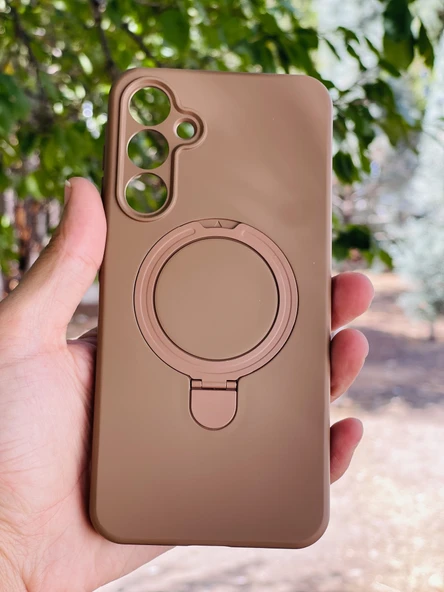 Zipax Samsung Galaxy S24 FE Kılıf MgSafe Özellikli Standlı Pastel Renkler Azn-Reggal ürün görseli 1