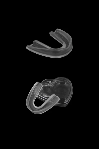 DO-SMAI Kalp Kutulu Çocuk Boks Kick Boks Basketbol Silikon Dişlik KO384 ürün görseli