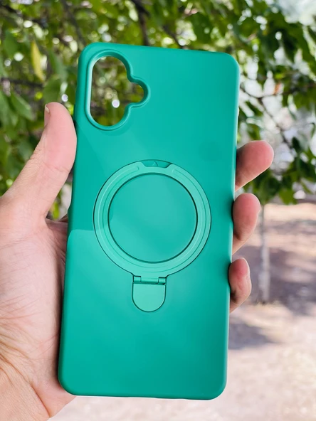 Zipax Samsung Galaxy A06 Kılıf MgSafe Özellikli Standlı Pastel Renkler Azn-Reggal ürün görseli 1