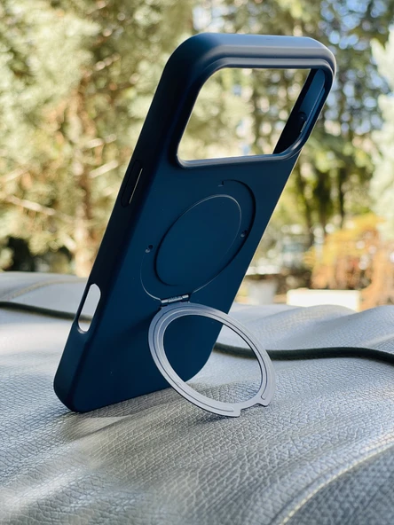 Zipax Apple iPhone 17 Pro Max Kılıf MgSafe Özellikli Standlı Pastel Renkler Azn-Reggal - Resim 4